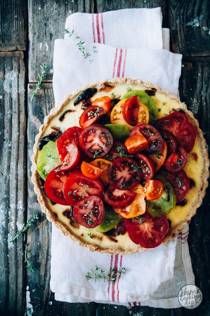 De perfecte quiche met tomaten!